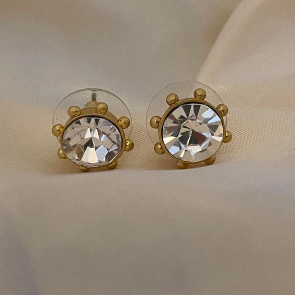 Kate Spade “Flying Colors” Crystal Bezel Earrings - Picture 2 of 6